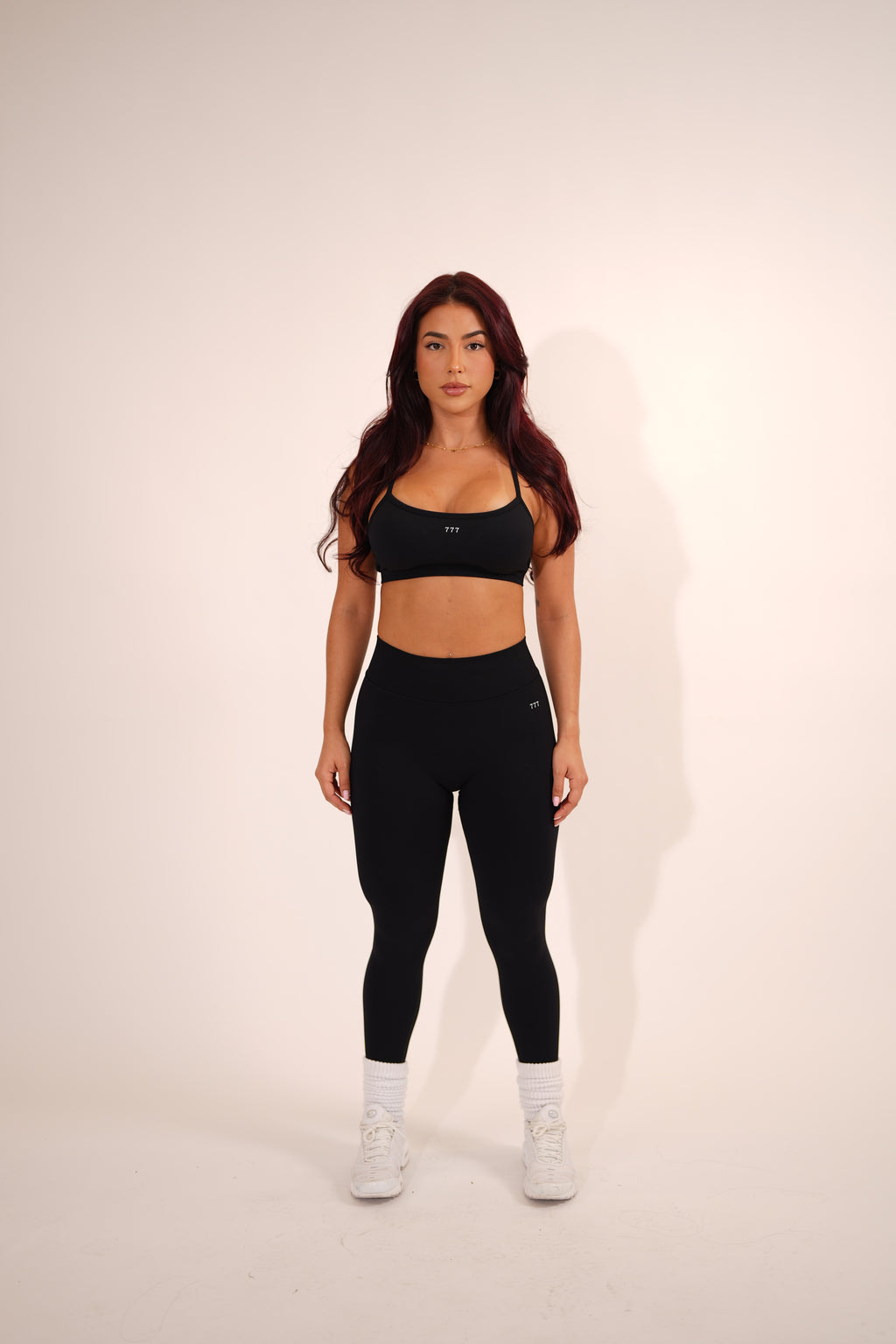 Aligned V-waist Set Black
