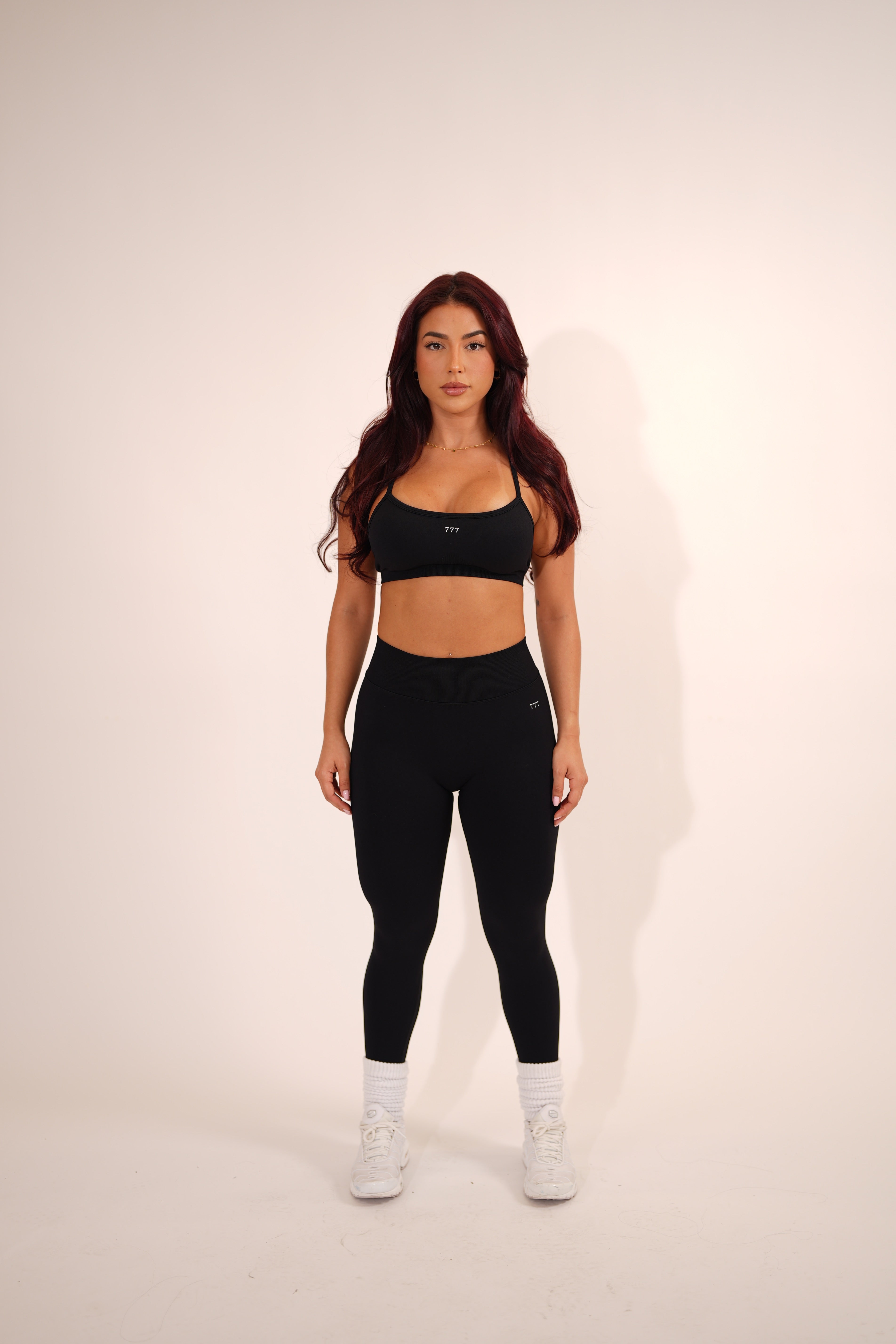Aligned V-waist Set Black