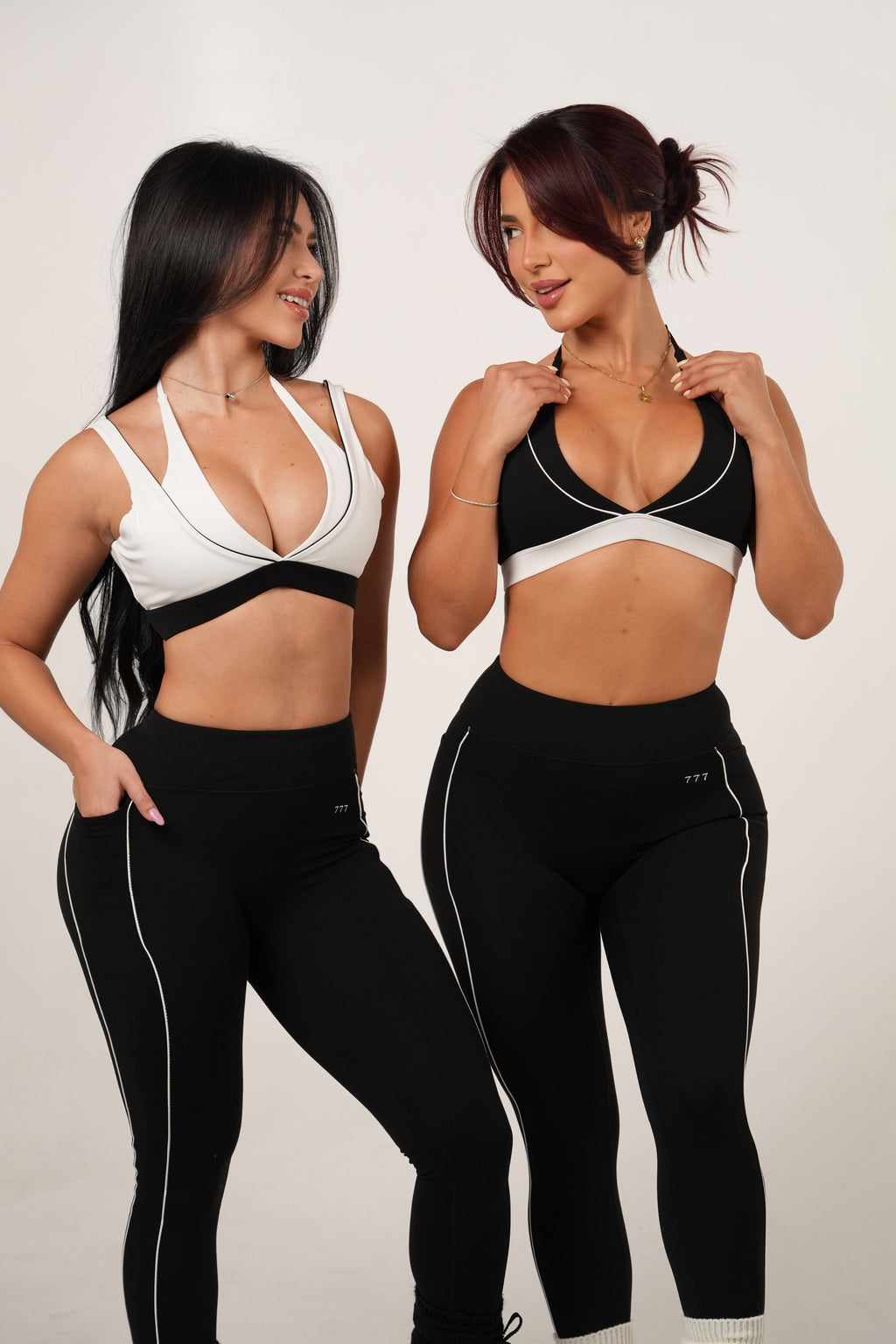 Black Edit Mina Set - White
