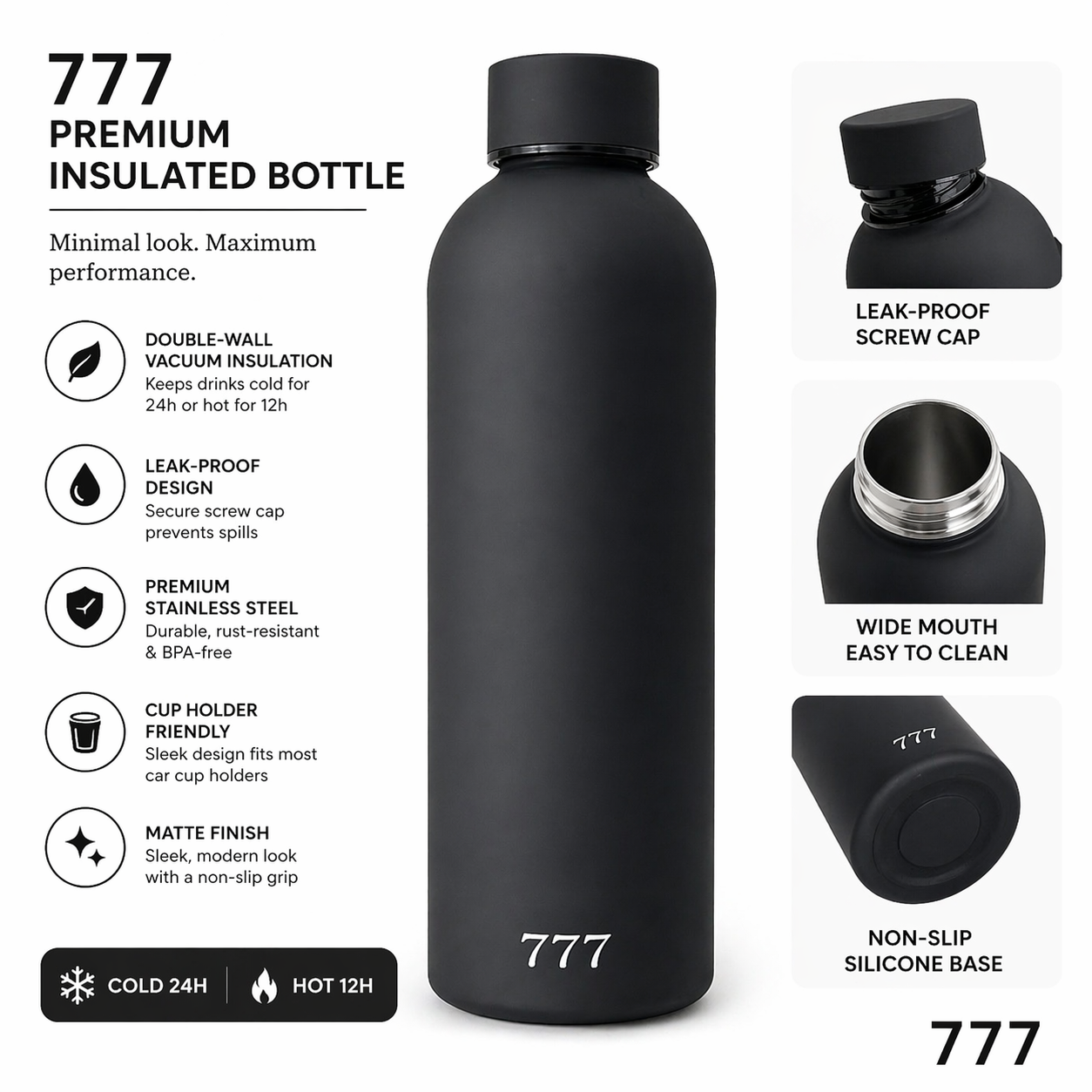 Haus of Se7ven “777” Water Bottle